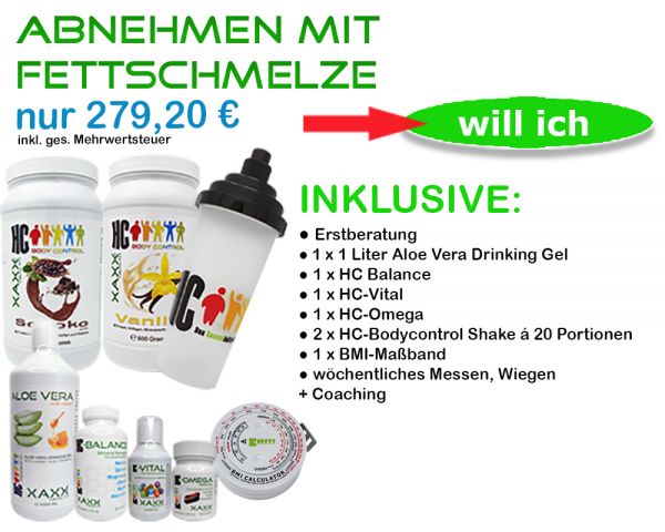HC-Set 'Abnehmen mit Fettschmelze'