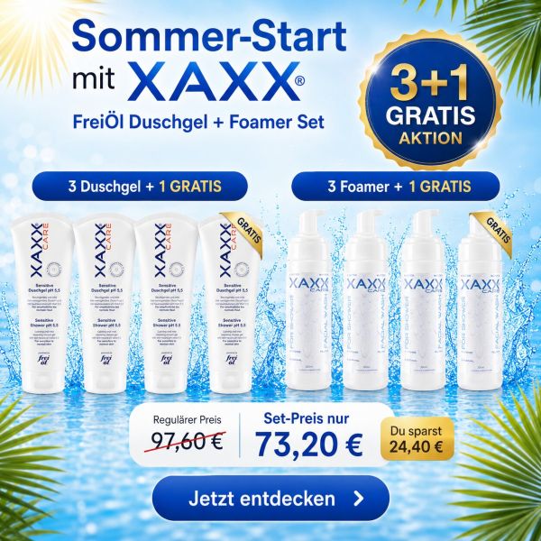 3+1 Sensitive Shower plus Foamer